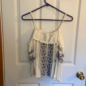 American Eagle cold shoulder blouse